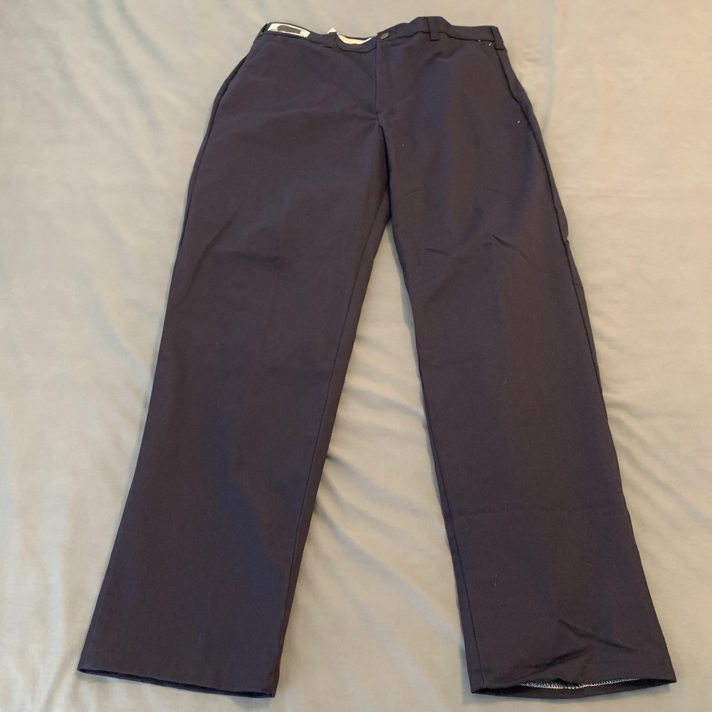 Steelguard Essentials FR Pants Mens 38x34‎ Navy Flame Resistant Chino Workwear
